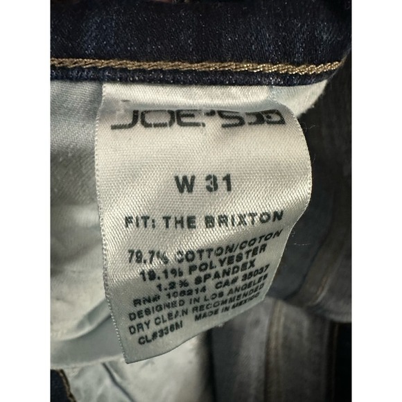 Joe’s Jeans Denim The Brixton Men’s Size 31 - Picture 4 of 5